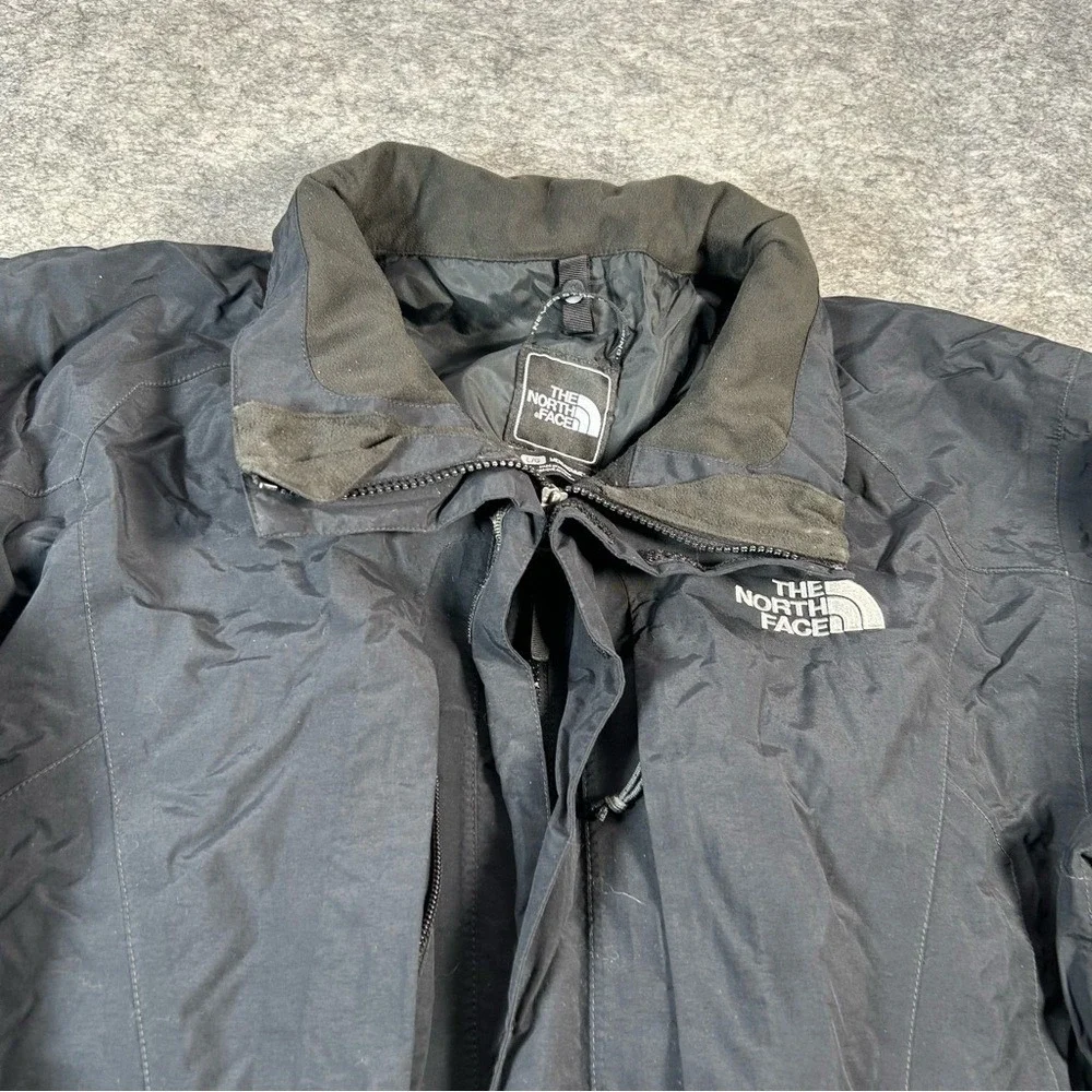 The North Face Jacket Mens Large Navy Blue Hyvent Gorpcore Nylon Rain Coat
